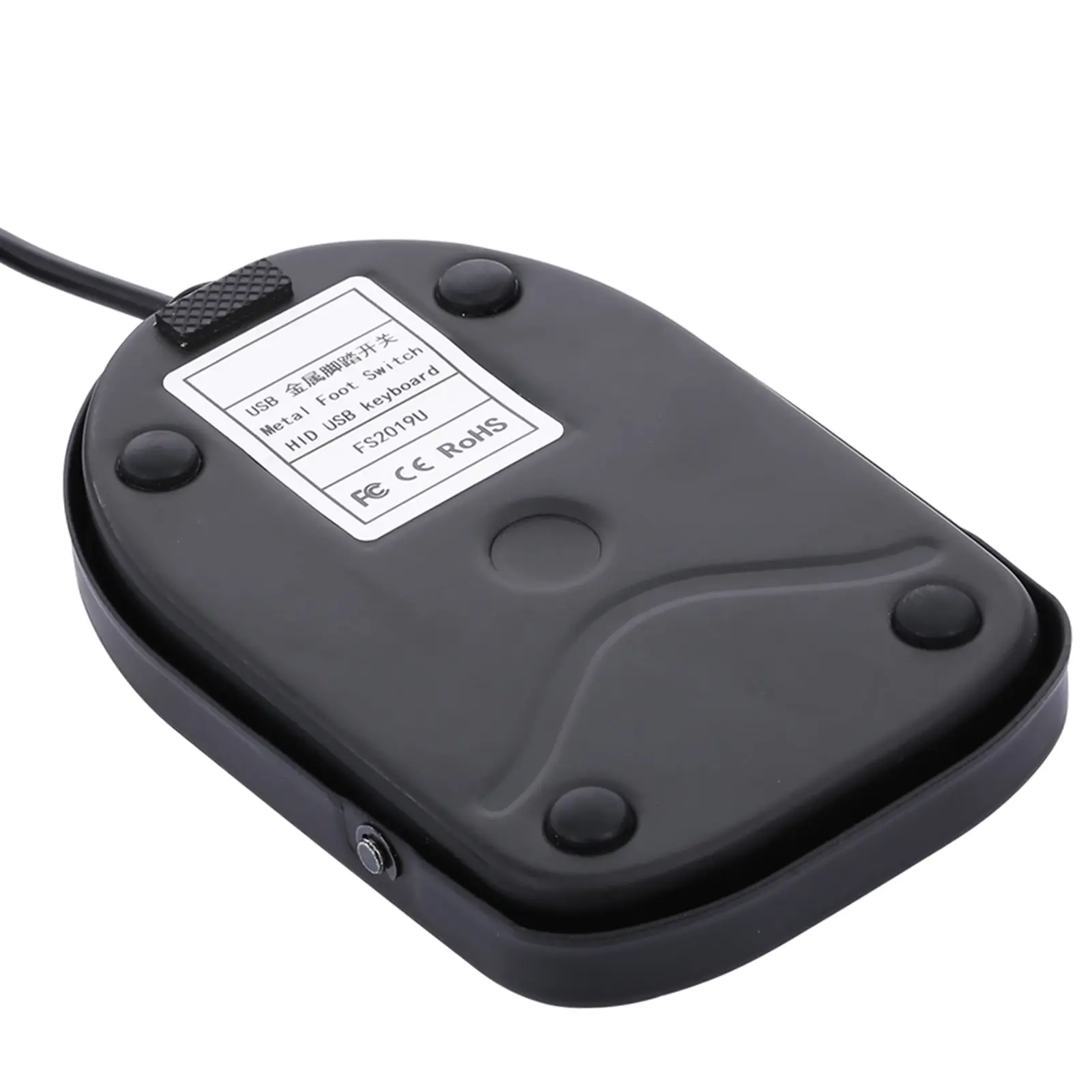 USB Pedal USB Metal Foot  Operated Pedal Controller One Key Customized Keyboard Mouse Multimedia Function Character String