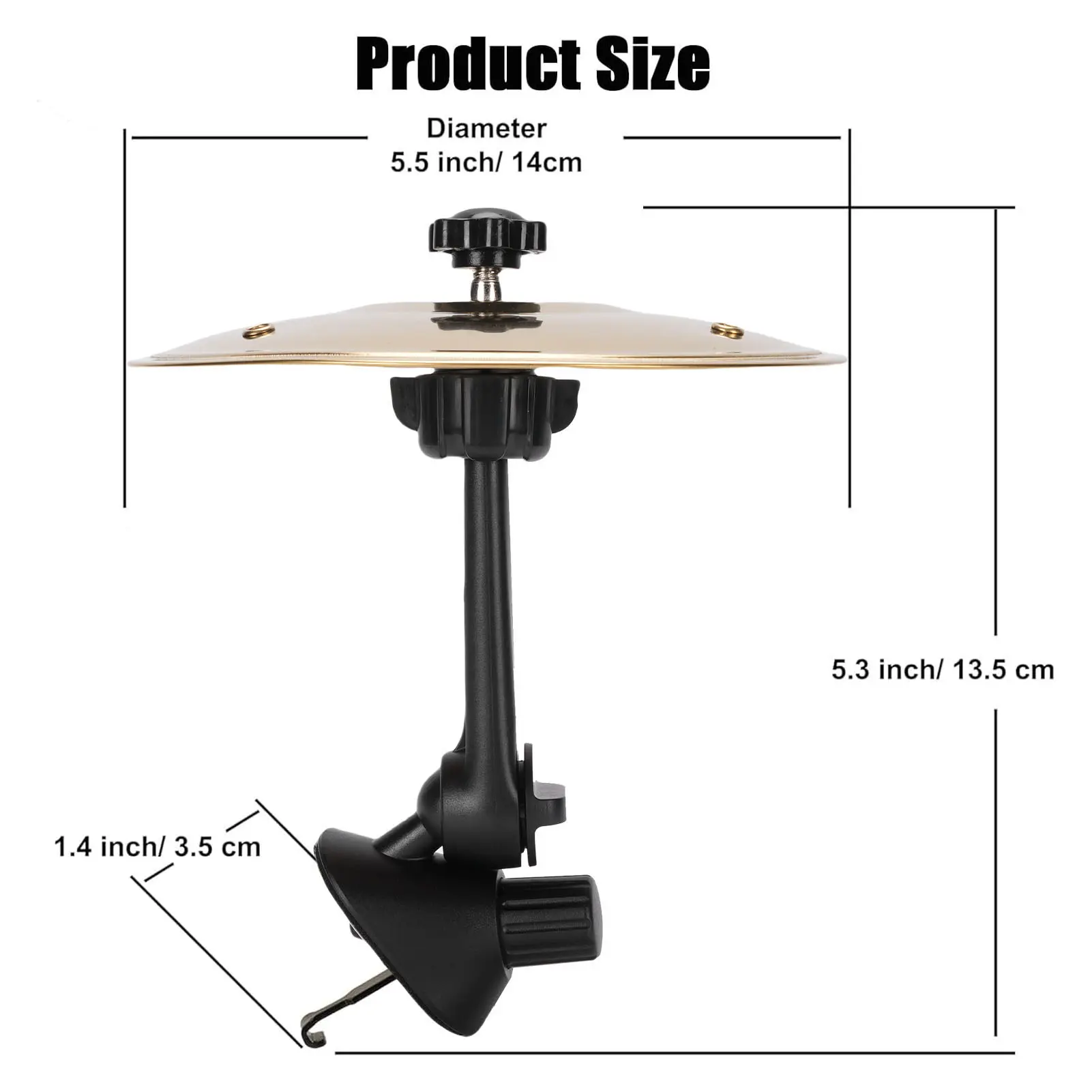 Car Air Vent Crash Cymbal Drum Car Crash Cymbal Mini Drum for Vehicles Air Vent Dash Small Fun Practical Accessories