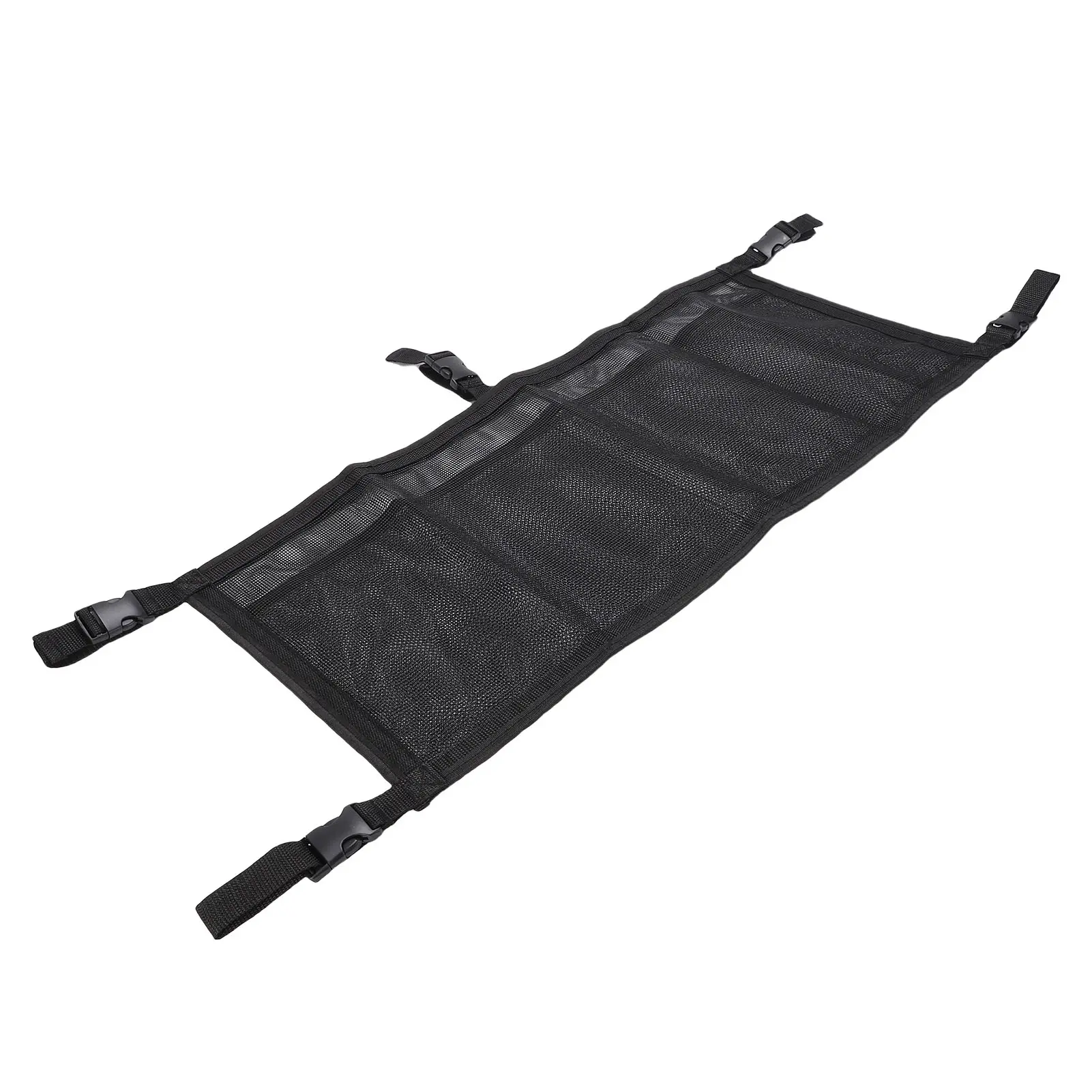Boat Seat Organizing Bag Boat Storage Bag with 3 Divisions Adjustable Straps Mesh Boat Seat Organizing Suspended Bag for Yacht