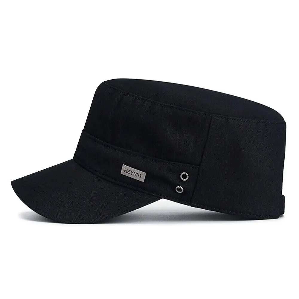 Breathable Cap Combat Fishing Flat Adjustable Cap Men Unisex Army Hat Baseball Cap Cotton Cadet Hat