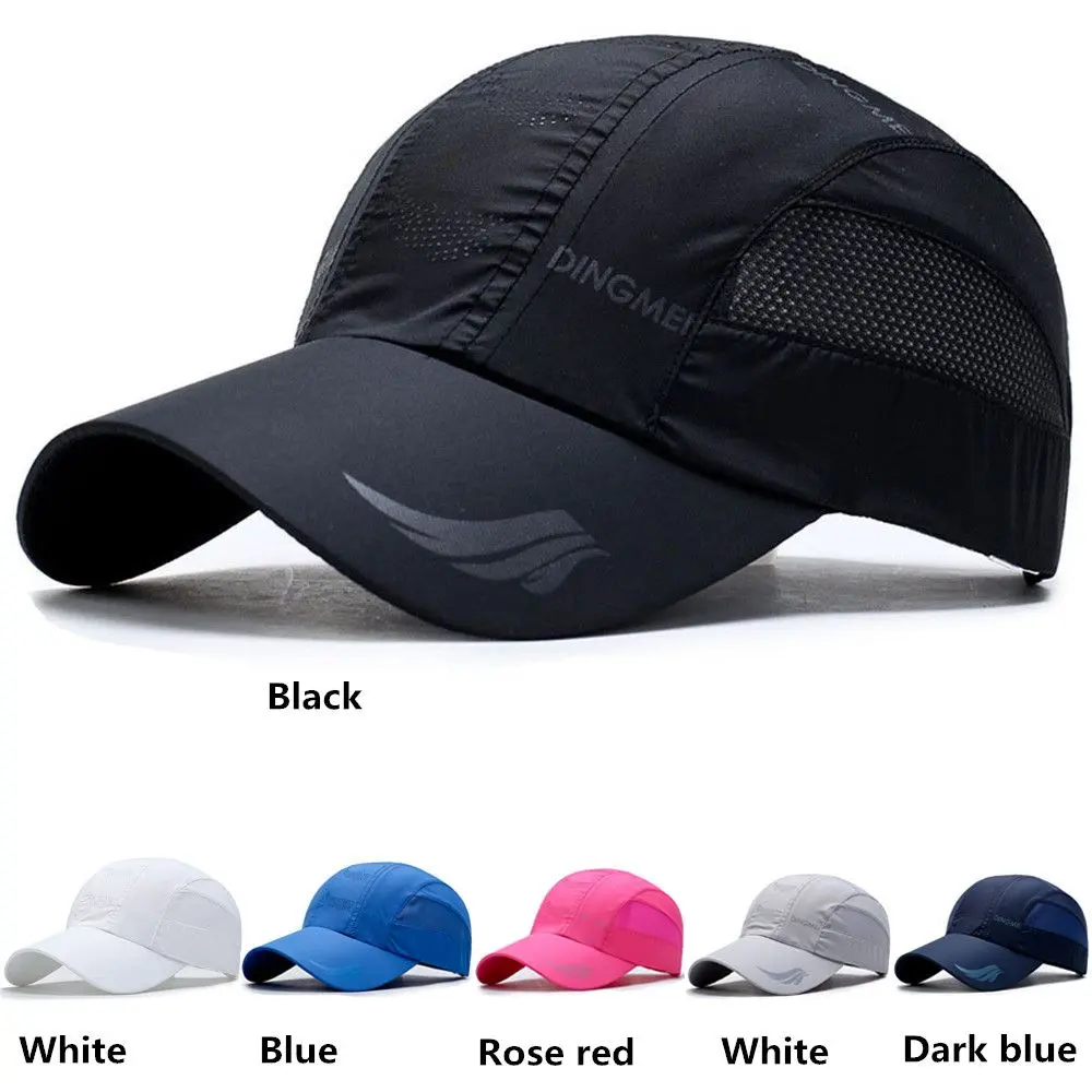 Breathable Quick Dry Baseball Cap Sports Running Hiking Camping Cap Mesh Sun Hat Golf Tennis Cap For Outdoor Cap Men Women Cap