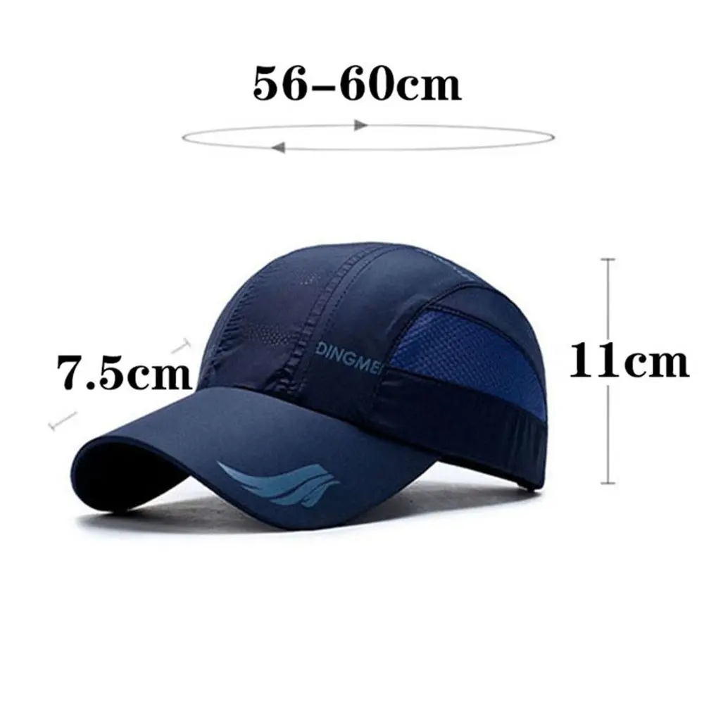 Breathable Quick Dry Baseball Cap Sports Running Hiking Camping Cap Mesh Sun Hat Golf Tennis Cap For Outdoor Cap Men Women Cap