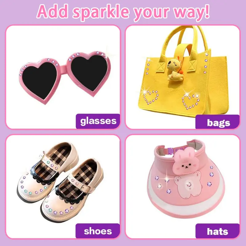 Portable Children's Diamond Drill Machine Toy for Pretend Play Beauty Salon Role-Playing Educational Fun