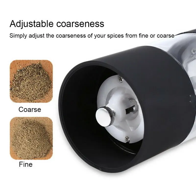 Multi Functional Pepper Grinder Stainless Steel Electric Pepper Grinder Kitchen Black Pepper Sea Salt Food Grinding Grinder