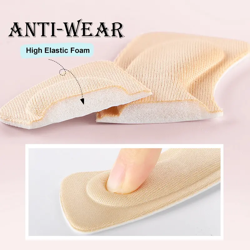 Heel Insole Patch Pad Foot Care Heel Pain Relief Wear-resistant Heel Protection Adhesive Back Sticker to Prevent Heel Wear