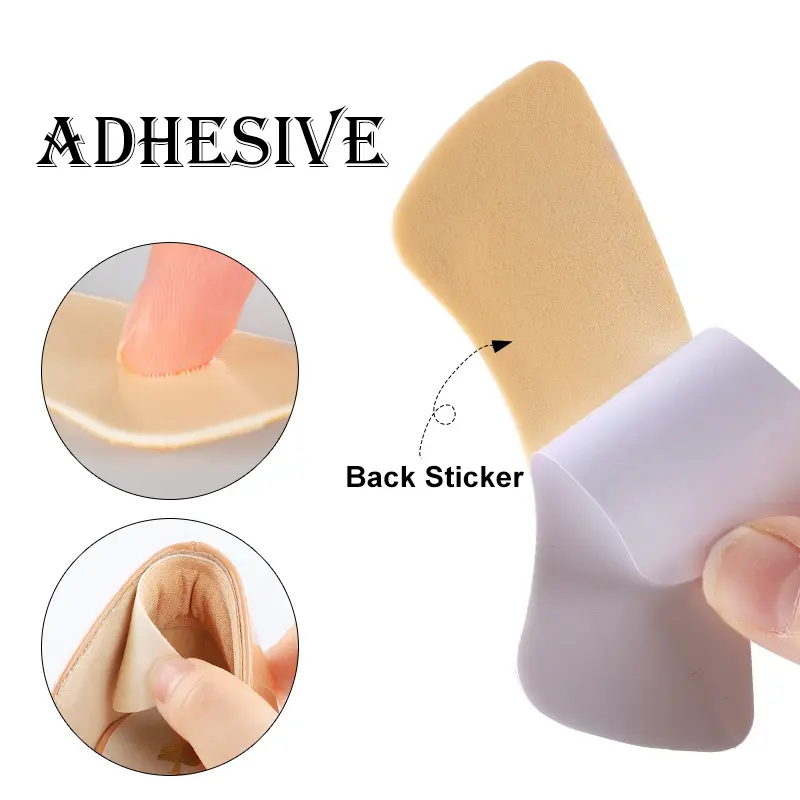 Heel Insole Patch Pad Foot Care Heel Pain Relief Wear-resistant Heel Protection Adhesive Back Sticker to Prevent Heel Wear