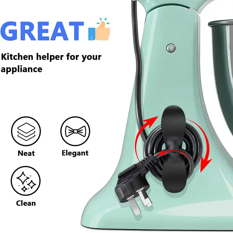Power Cord Fixed Wire Clamp Cable Manager Kitchen Wall Mounted Plug Cable Kitchen Electrical Cable Manager Fixed Storage Manager