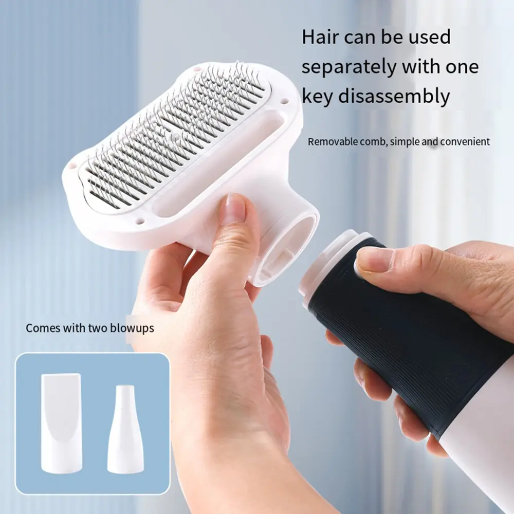 3 in 1 Dog Pet Hair Dryer Dog Drying Brush Hair Comb Machine Dog Beauty Pet Hair Comb Integrated Hair Dryer Hair Blowing Comb