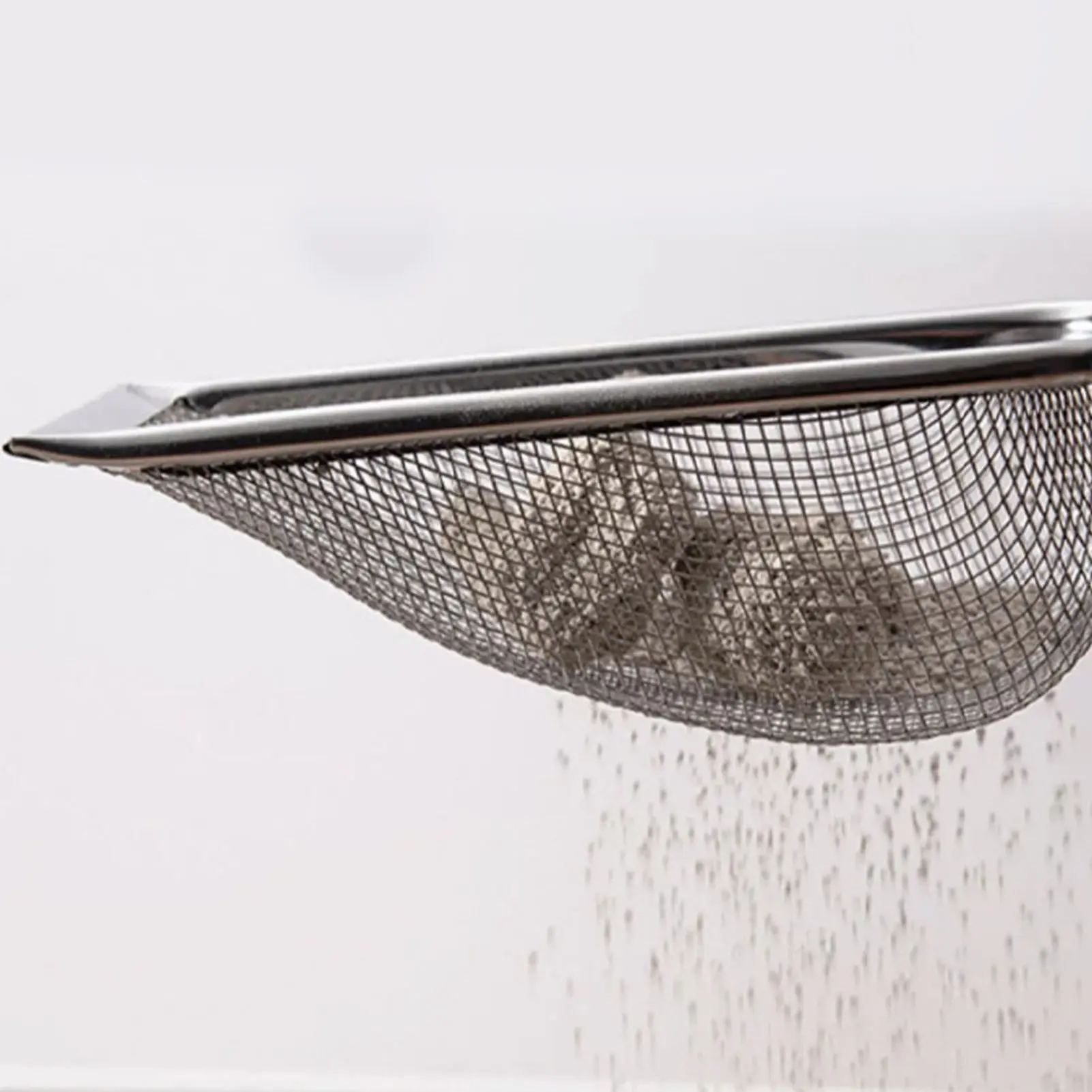 Fine Fesh Cat Litter Net Shovel Metal Mesh Cat Litter Shovel Reptile Wooden Handle Sand Shovel Cleaning Feces Pet Cleaning Tool