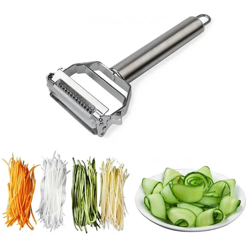 4In1 Multifunctional Vegetable Apple Peeler Fruit Peeler Stainless Steel Potato Slicer Carrot Shredder Household Kitchen Tools