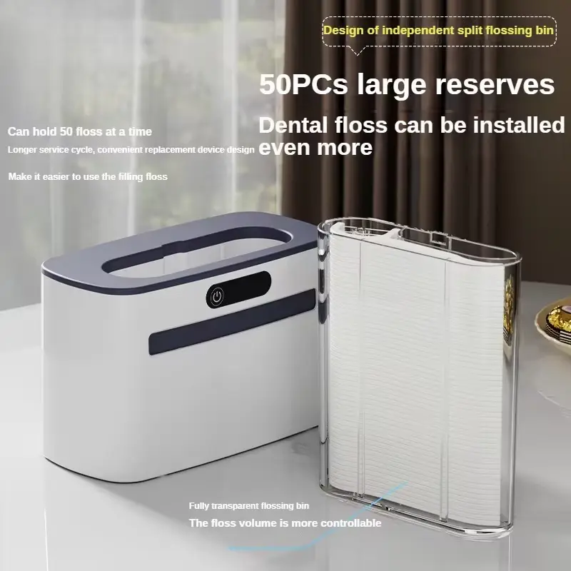 Self Sensing Dental Floss Box Fully Automatic Pop-up Electric Dental Floss Storage Box Household Boxed Dental Floss Machine