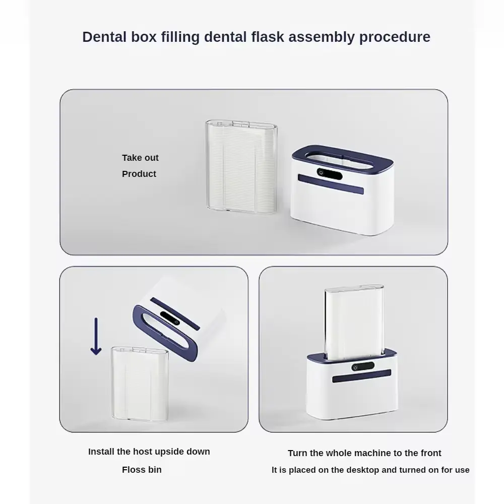 Self Sensing Dental Floss Box Fully Automatic Pop-up Electric Dental Floss Storage Box Household Boxed Dental Floss Machine
