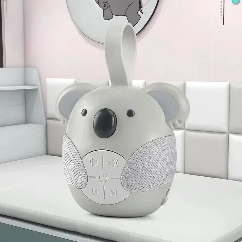 Baby Soothing Toys Portable White Noise Machine Baby Soother With12 Light Music for Toddlers Timed Shutdown Sleep Sound Machine