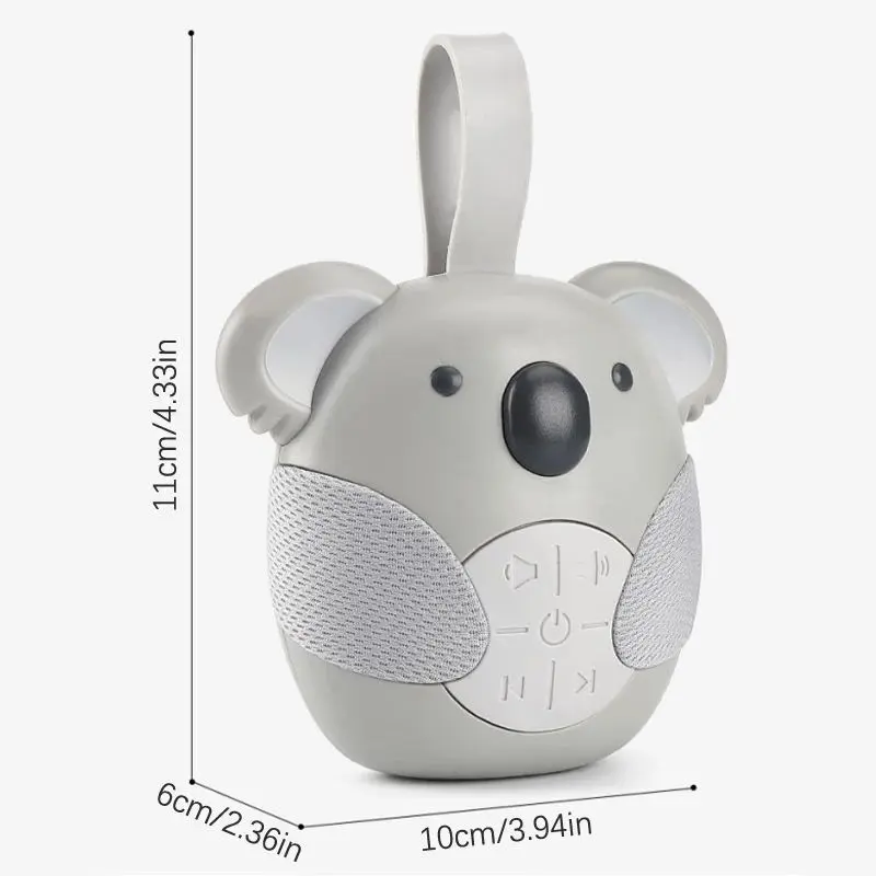 Baby Soothing Toys Portable White Noise Machine Baby Soother With12 Light Music for Toddlers Timed Shutdown Sleep Sound Machine