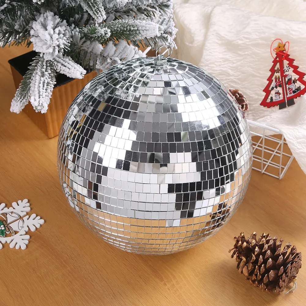 3-20cm Mirrored Disco Ball Suitable Dances Weddings Christmas Trees Decorations Laser Reflective Glass Mirror Balls Home Decor