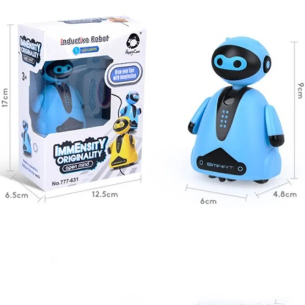 Creative Induction Cute Robot Penguin Follow Your Magic Pen to Draw Any Line Robot Sketching Robot Children's Education Toy Gift