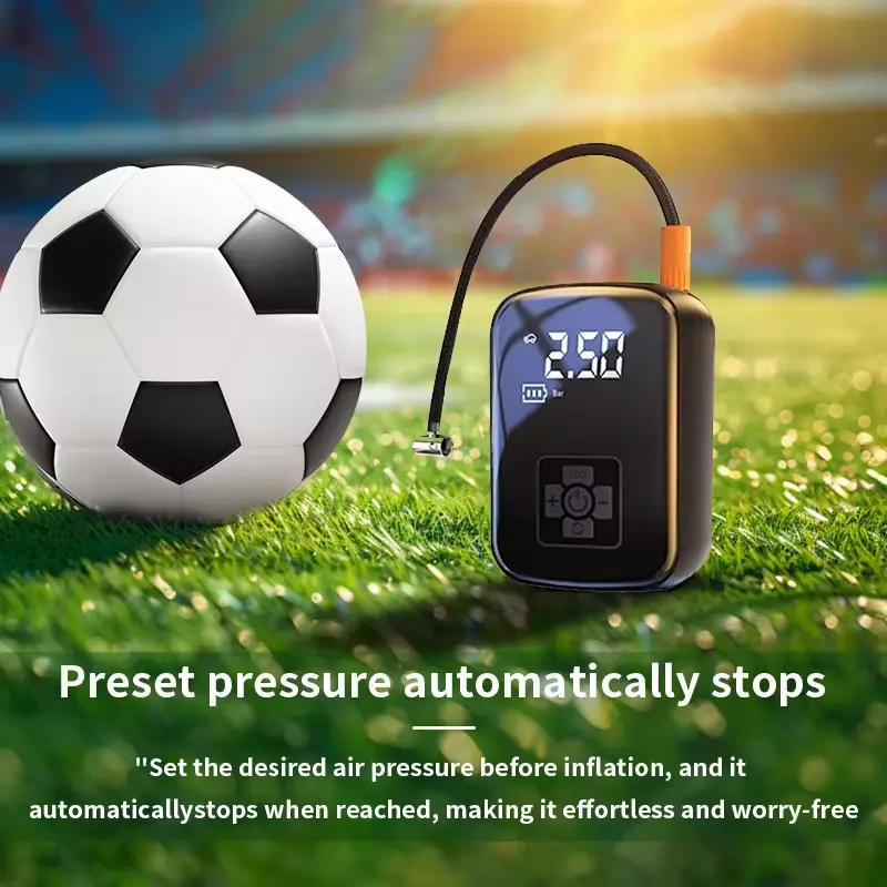 Car Mounted Wireless Inflation Pump Car Portable Inflation Pump Car Tire Inflation Cylinder Automatic Car Tire Inflation Pump
