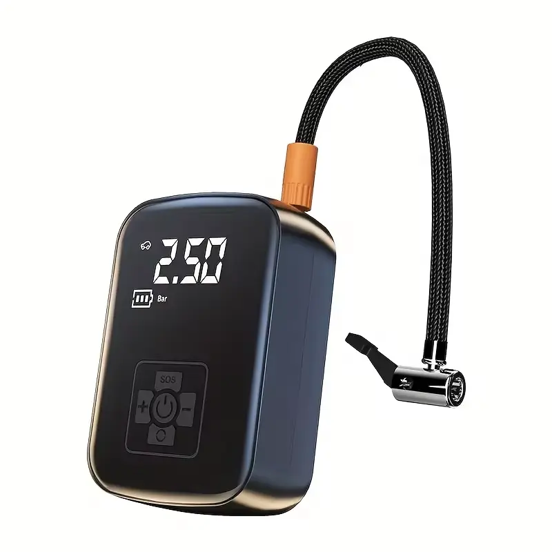 Car Mounted Wireless Inflation Pump Car Portable Inflation Pump Car Tire Inflation Cylinder Automatic Car Tire Inflation Pump