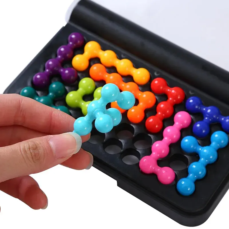120 Challenge IQ 3D Game Children's Logical Thinking Wisdom Magic Beads Quickly Transform Pyramid Beads Montessori Toy Gifts