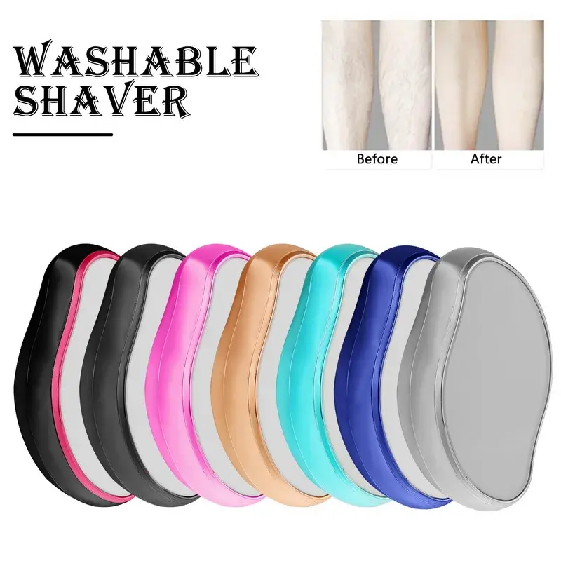 Nano Crystal Painless Hair Removal Device Safe Physical Hair Removal Device Washable Reusable Removal Tool Suitable Everyone