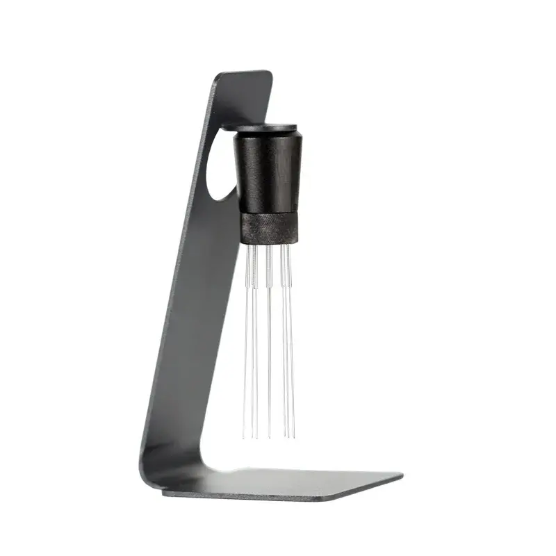 Italian Coffee Mixing Needle Espresso Powder Mixer with 8-needle Magnetic Bracket Barista Coffee Mixing Distribution Tool
