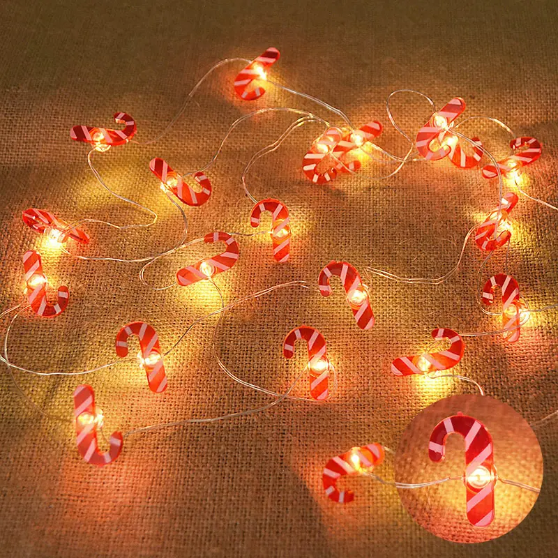 Santa Claus Snowflake LED Light String Christmas Decoration Home Christmas Tree Pendant Decoration Balcony Courtyard Decoration