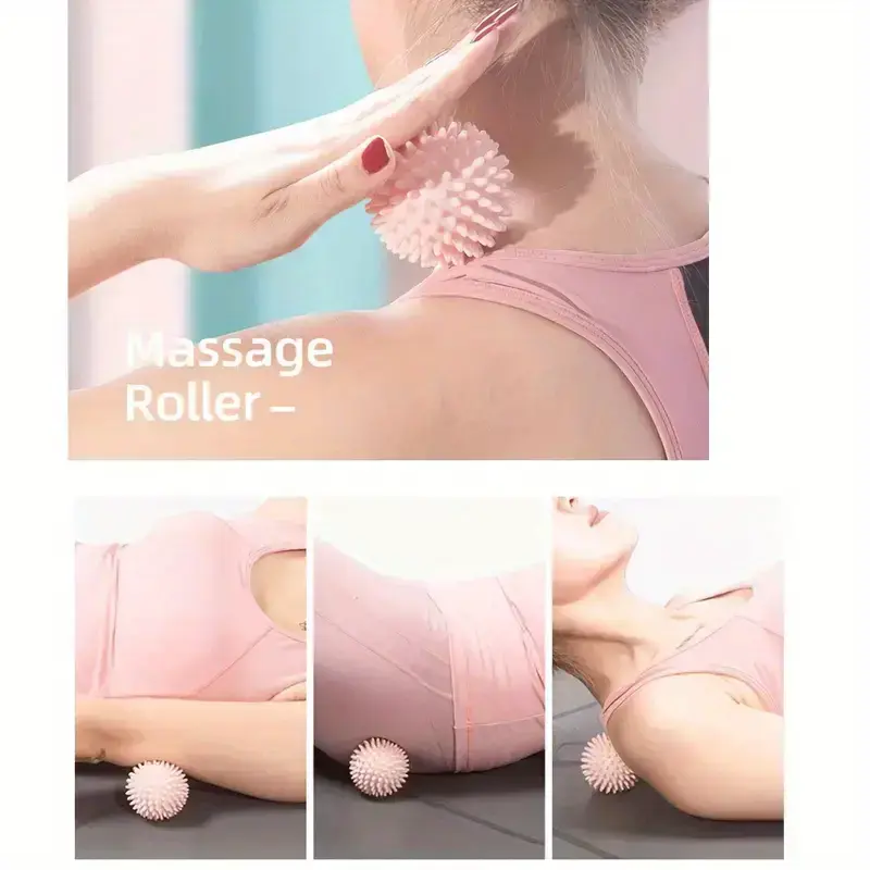 Hedgehog Massage Ball Yoga Fascia Ball Foot Massage Ball Muscle Relaxation Foot Massage Shoulder Neck Leg Foot Meridian Ball