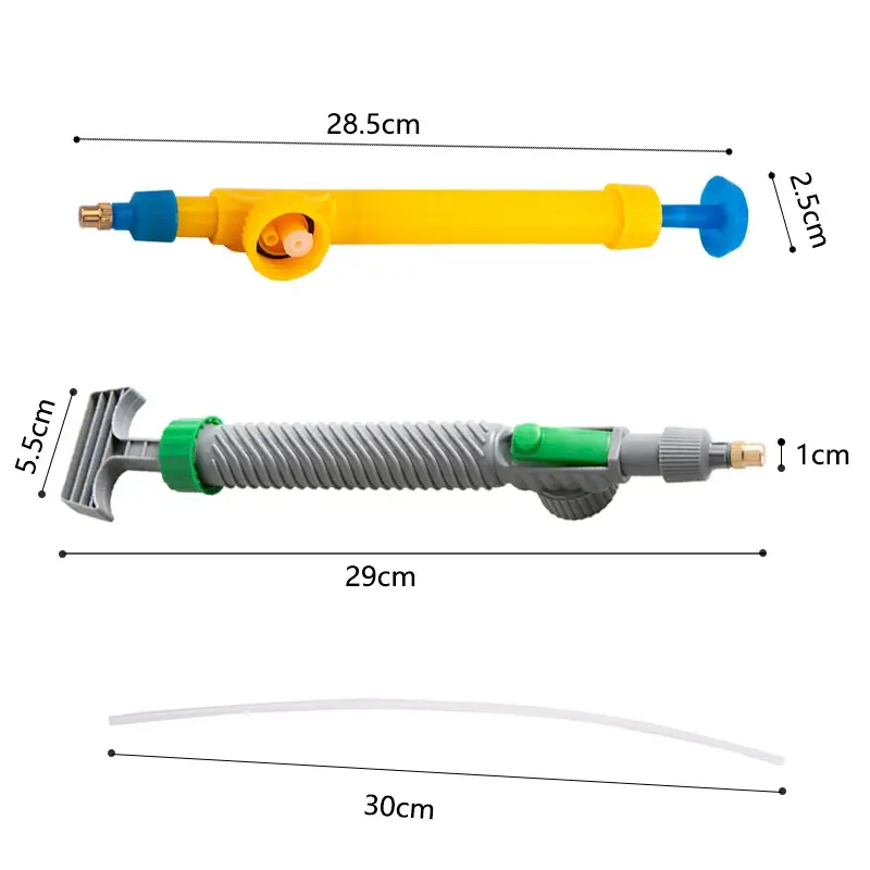 Pull Rod Spray High Pressure Air Pump Manual Spray Adjustable Beverage Bottle Nozzle Garden Watering Spray Agricultural Tool