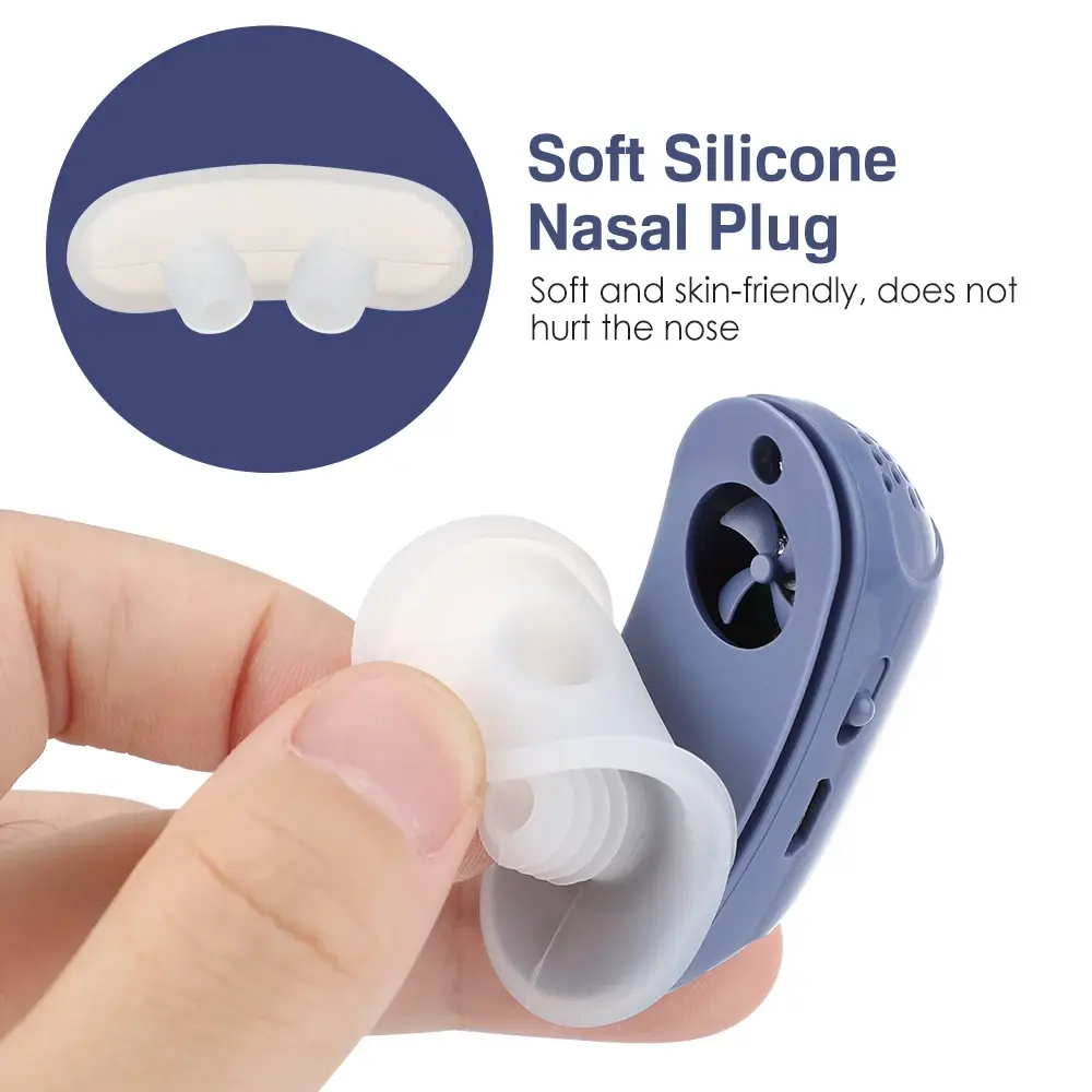 Electric Anti Snoring Device Nose Clip Anti Snoring Anti Snoring Device Assisted Sleep Insomnia Breathing Sleep Care Machine