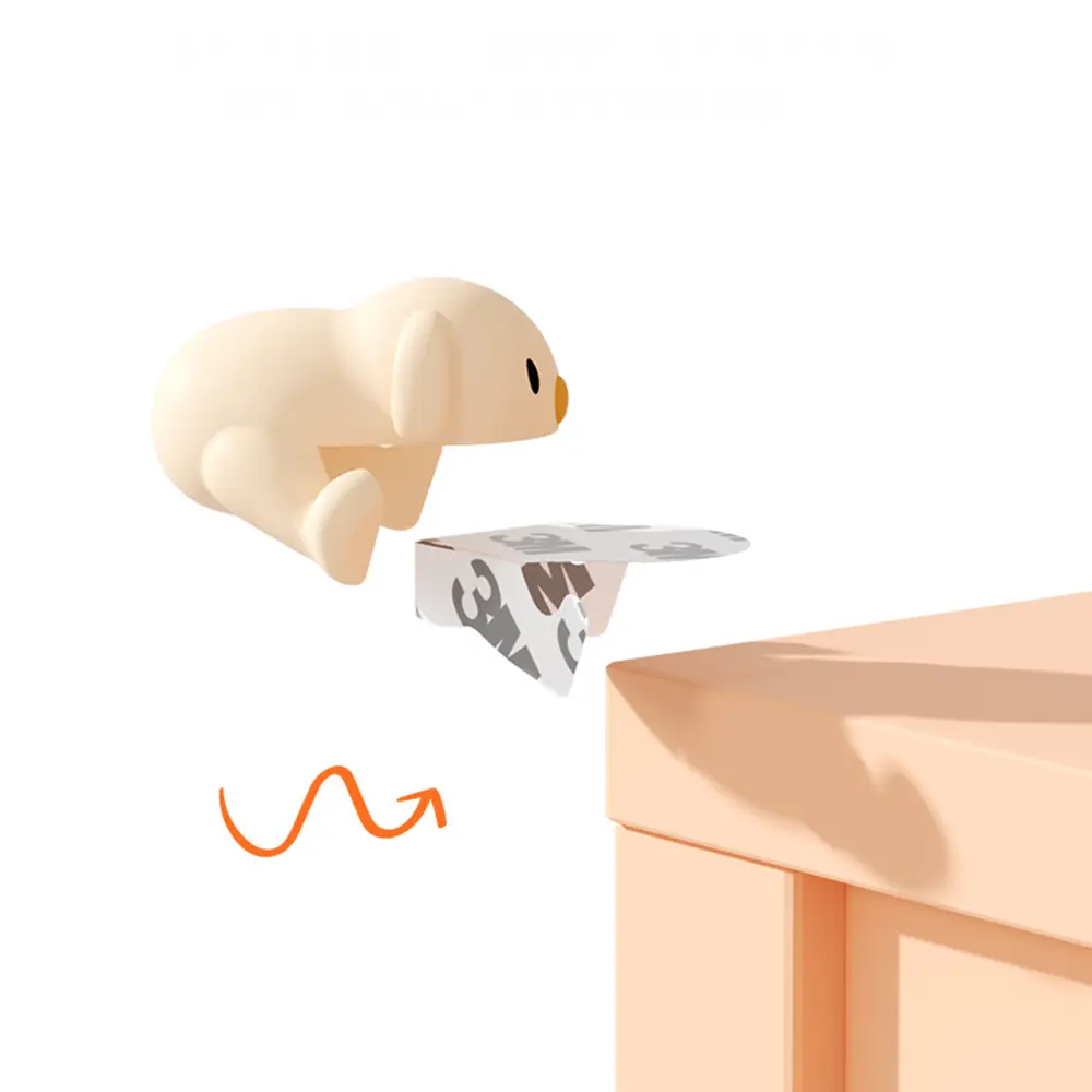 Cute Animal Corner Anti-collision Cover Table Corner Protection Cover Silicone Desk Anti-collision Protection for Baby Safety
