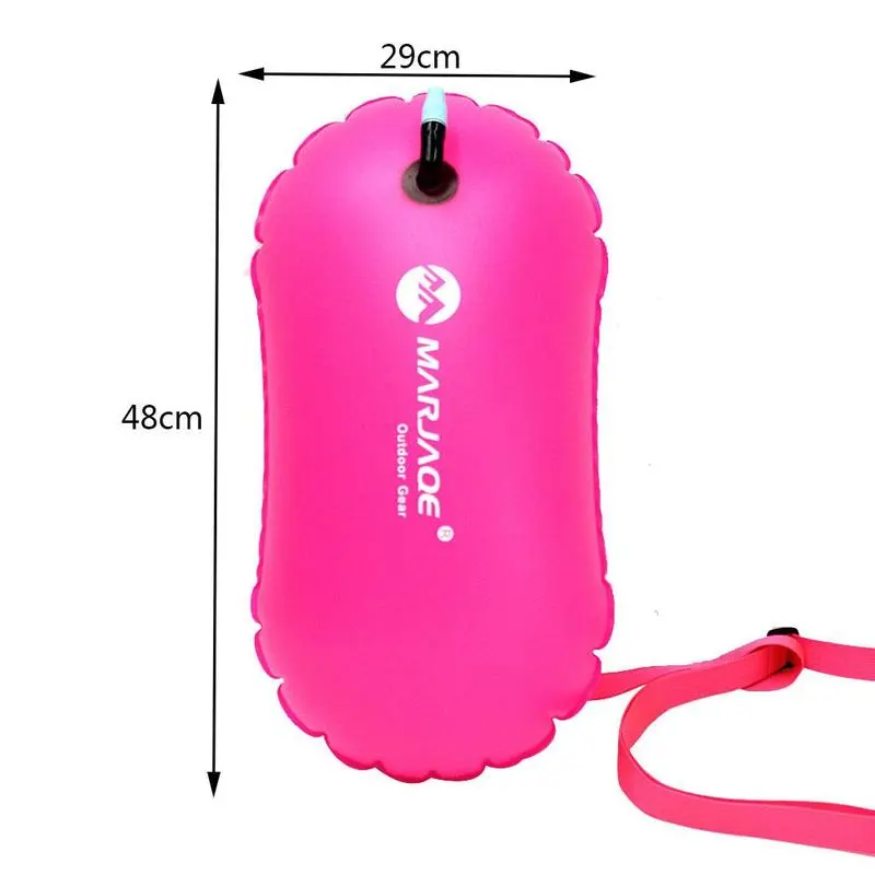 Single Airbag Swimming Bag Easy To Inflate with Drift Bag Float with Swimming Safety Buoy Tugboat Inflatable Lifesaving Buoy