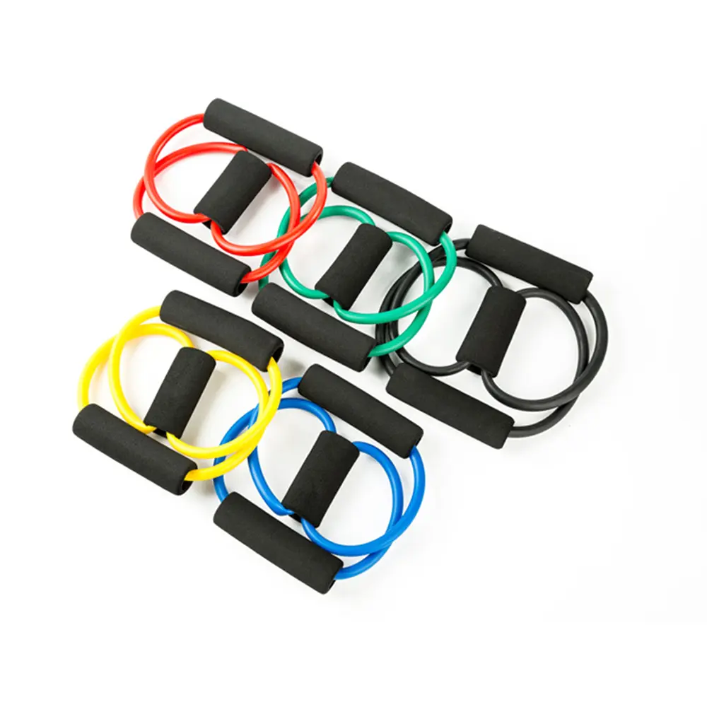 Sports Exercise 8-shaped Resistance Chest Dilator Yoga Back Training Device Chest Expansion Tension Band Fitness Equipment