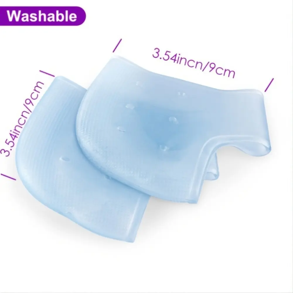 Heel Pad Protector Prevents Dry Cracked Feet for of Fasciitis Achilles Tendon Spurs Foot Pain Silicone Heel Tool for Foot Therap