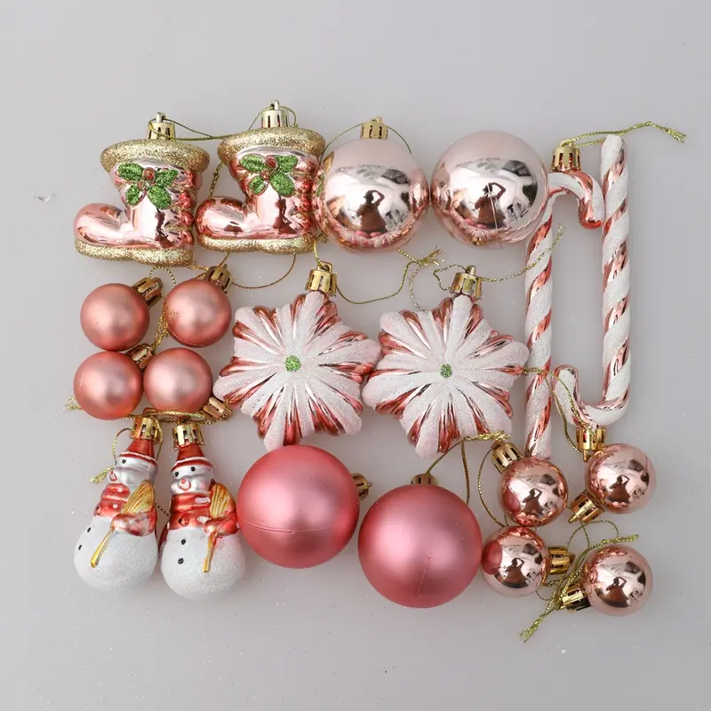 Christmas Decoration Christmas Tree Ball Pendant Candy Vine Pinecone Jewelry Set Christmas Home Decoration Pendant Gift Box