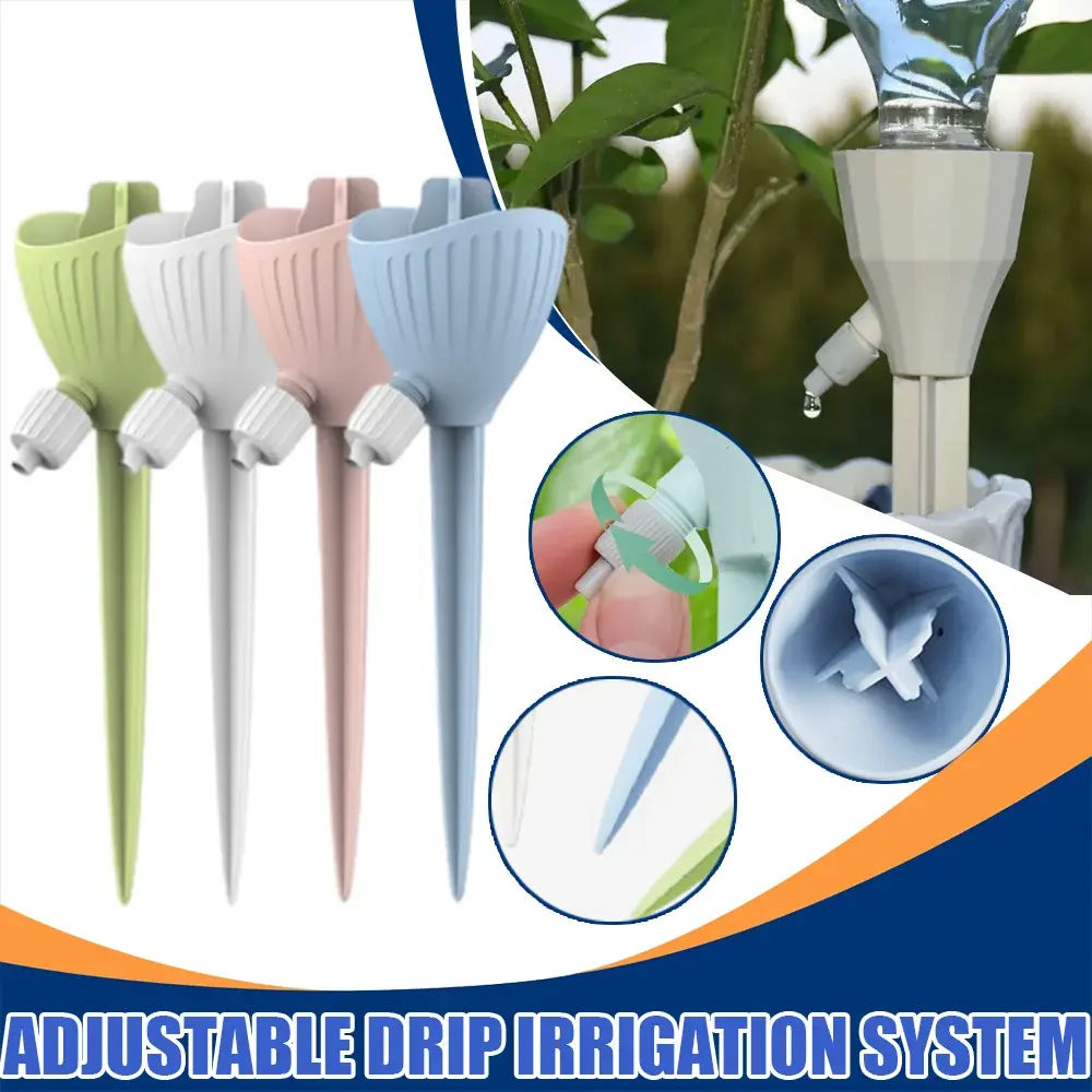 Adjustable Watering Irrigation Device Water Seepage Device Timed Automatic Watering Drip Irrigation Flower Pot Lazy God Device