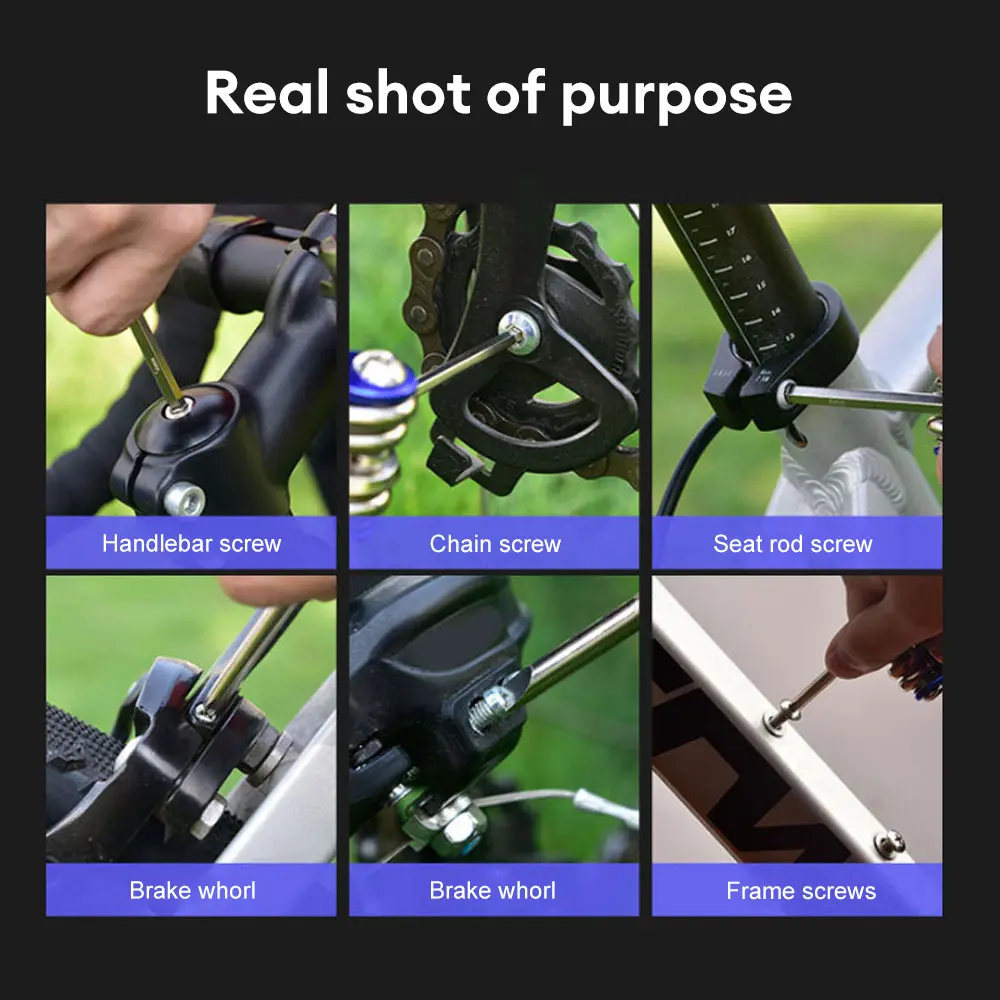 11 in 1 Bicycle Repair Tool Kit Mountain Bike Repair Tool Wrench Screwdriver Chain Portable Multifunctional Repair Bicycle Tool