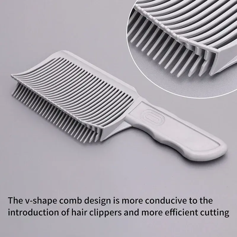 Fading Comb  Professional Hairdresser Mixed Flat Headed Men's Hair Comb Anti Heat Fade Brush Men's Hair Comb Salon Styling Tool
