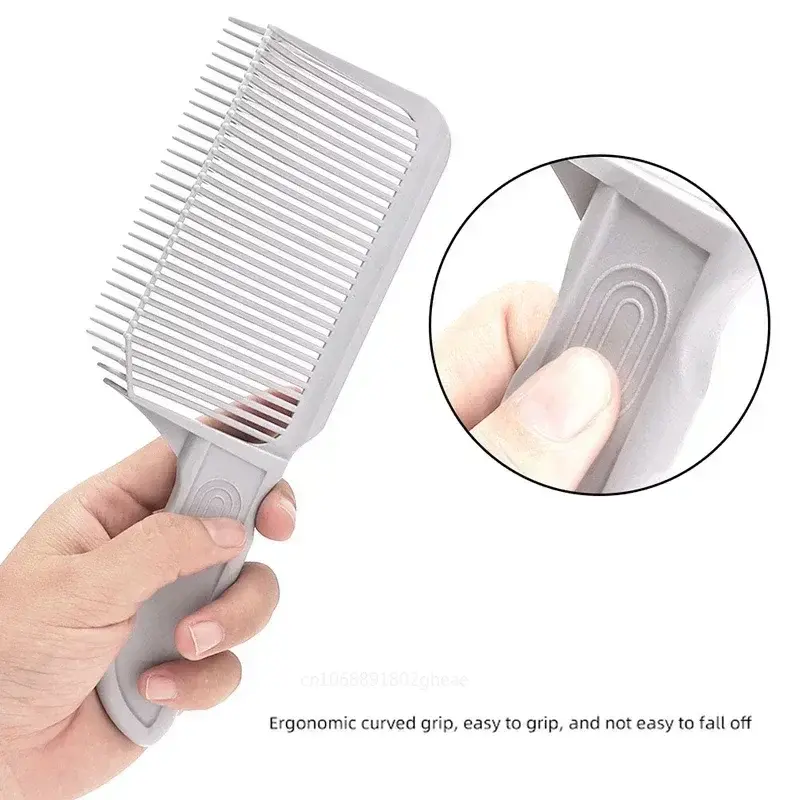 Fading Comb  Professional Hairdresser Mixed Flat Headed Men's Hair Comb Anti Heat Fade Brush Men's Hair Comb Salon Styling Tool
