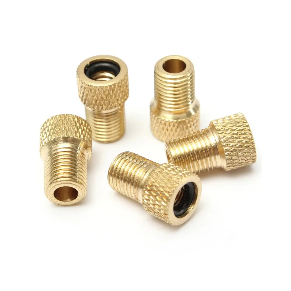 Wheel Tire Conversion Valve Adapter Converts Presta to Schrader Bicycle Pump Valve Cap Conversion Head Tire Valve Connector
