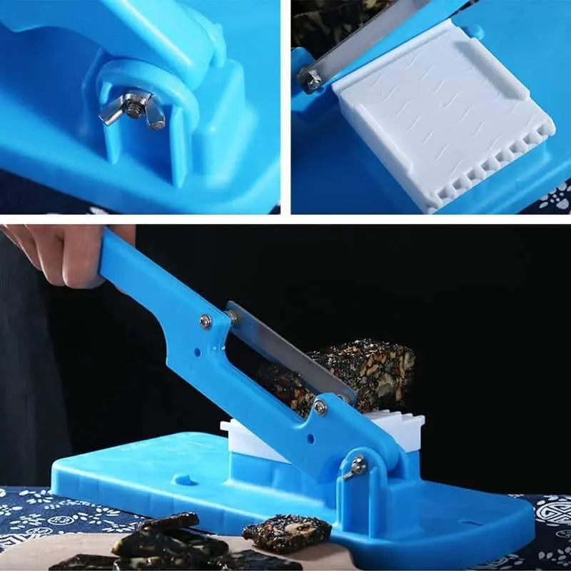 Multi Functional Desktop Slicer for Manual Frozen Meat Fat Beef Roll Cutting Machine Fruit Vegetable Simple Slicer Kitchen Tool