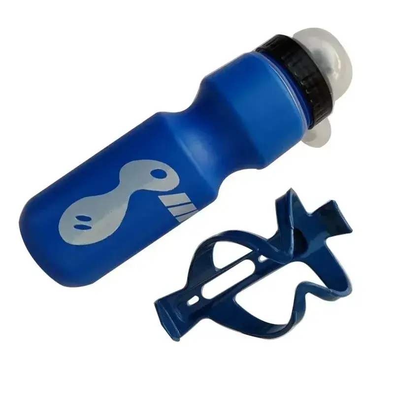 Bicycle Mountain Bike Sports Water Bottle with Water Bottle Bracket Outdoor Sports Camping Beverage Cup Portable Water Bottle