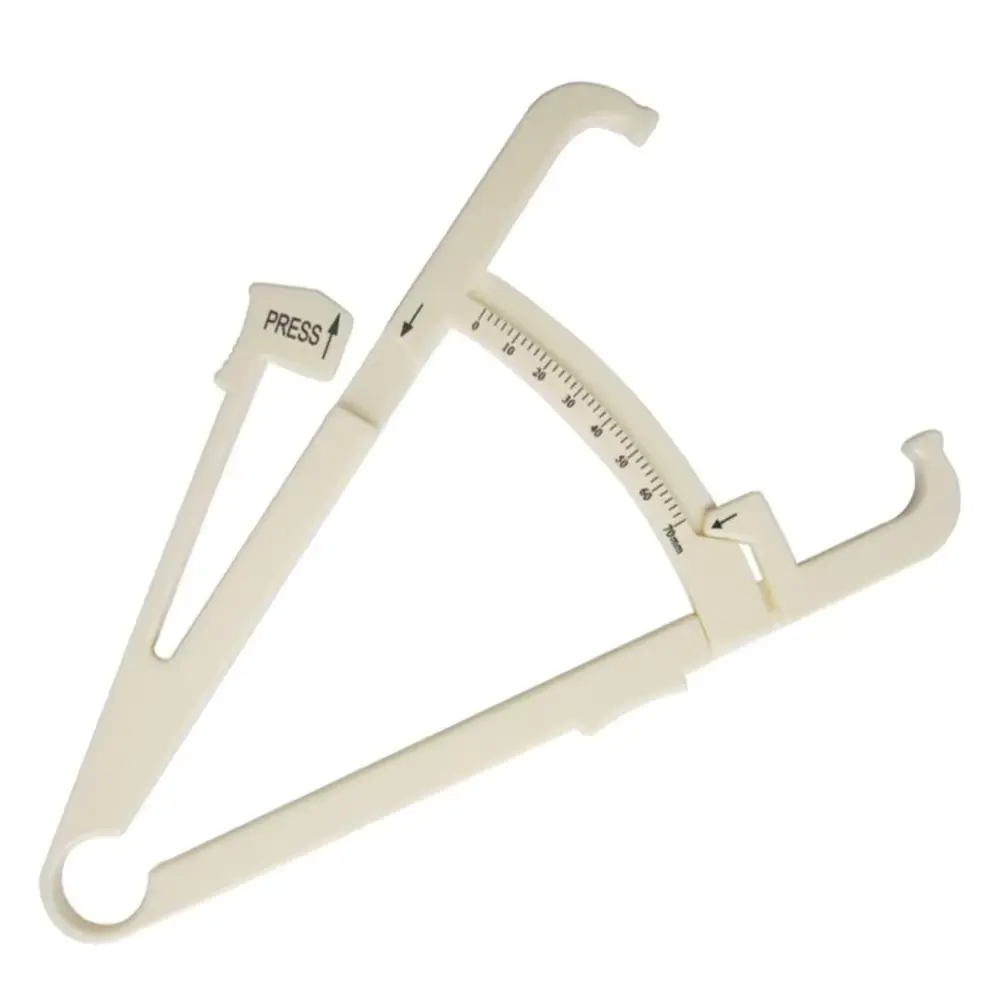 A Sebum Caliper Fat Clip Sebum Caliper Fat Thickness Measuring Ruler Body Fat Weight Loss Measuring Caliper Tape Measuring Tool