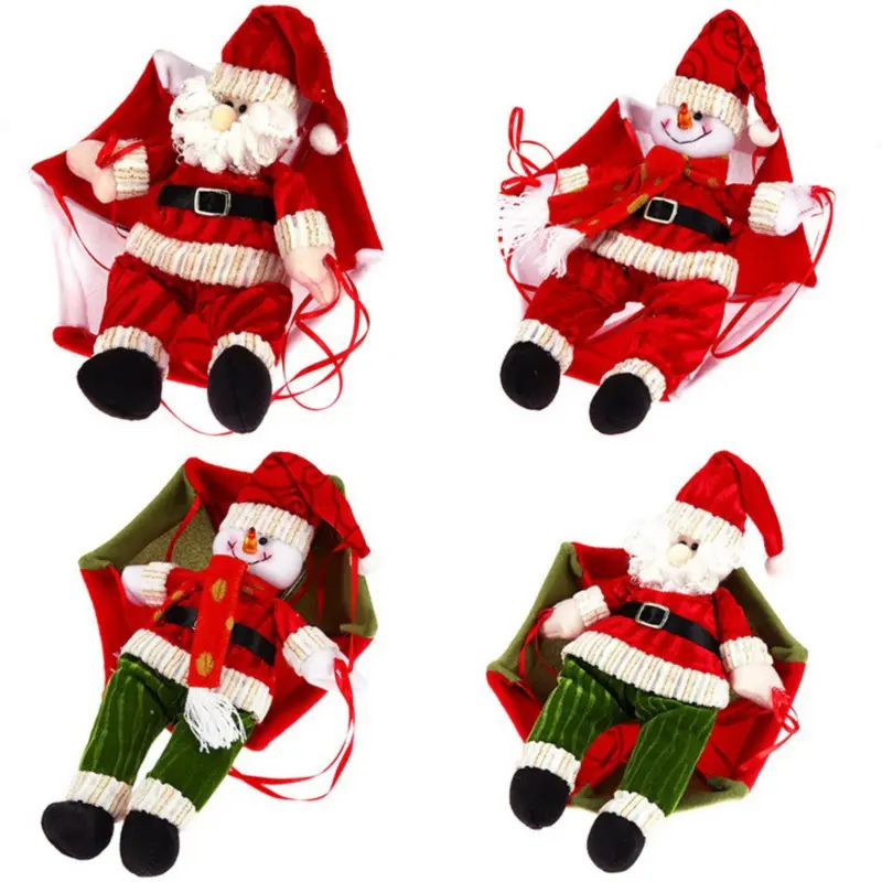 Christmas Party Decoration Ceiling Fashion Decoration Santa Claus Parachute Christmas Snowman Pendant Decoration Supplies