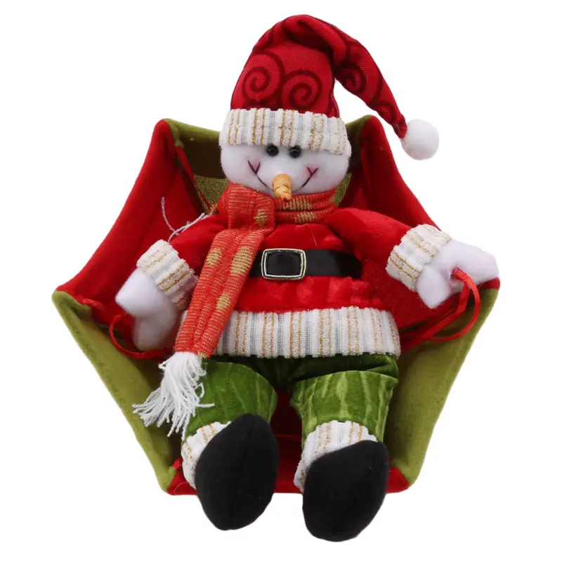 Christmas Party Decoration Ceiling Fashion Decoration Santa Claus Parachute Christmas Snowman Pendant Decoration Supplies