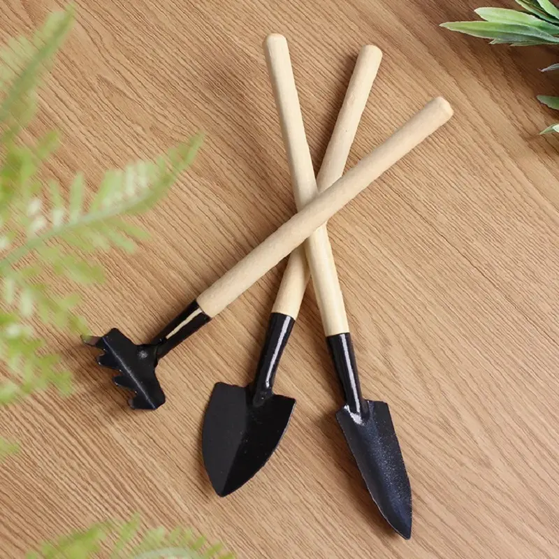 3 pcs Mini Horticultural Potted Plant Tool Plant Floral Planting Tool Multifunctional Household Potted Plant Loosening Soil Tool