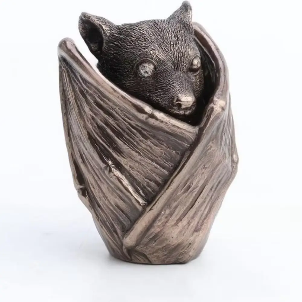 Halloween Decoration Bat Resin Craft Cup Gothic Home Decoration Bat Jewelry Box Detachable Bat Storage Box Desktop Decoration
