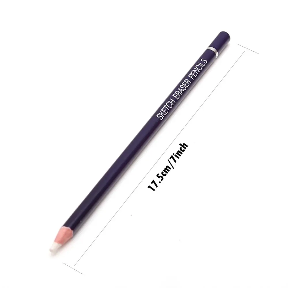 6 High Gloss Pencil Erasers for Art Students To Use for Sketching Drawing School Writing Erasers Student Supplies Stationery