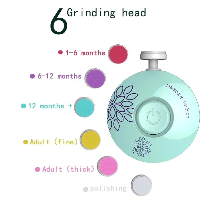 Children's Electric Nail Clippers Nail Polishing Grinding Tools Baby Electric Nail Grinders Trimming Nails To Prevent Scratches