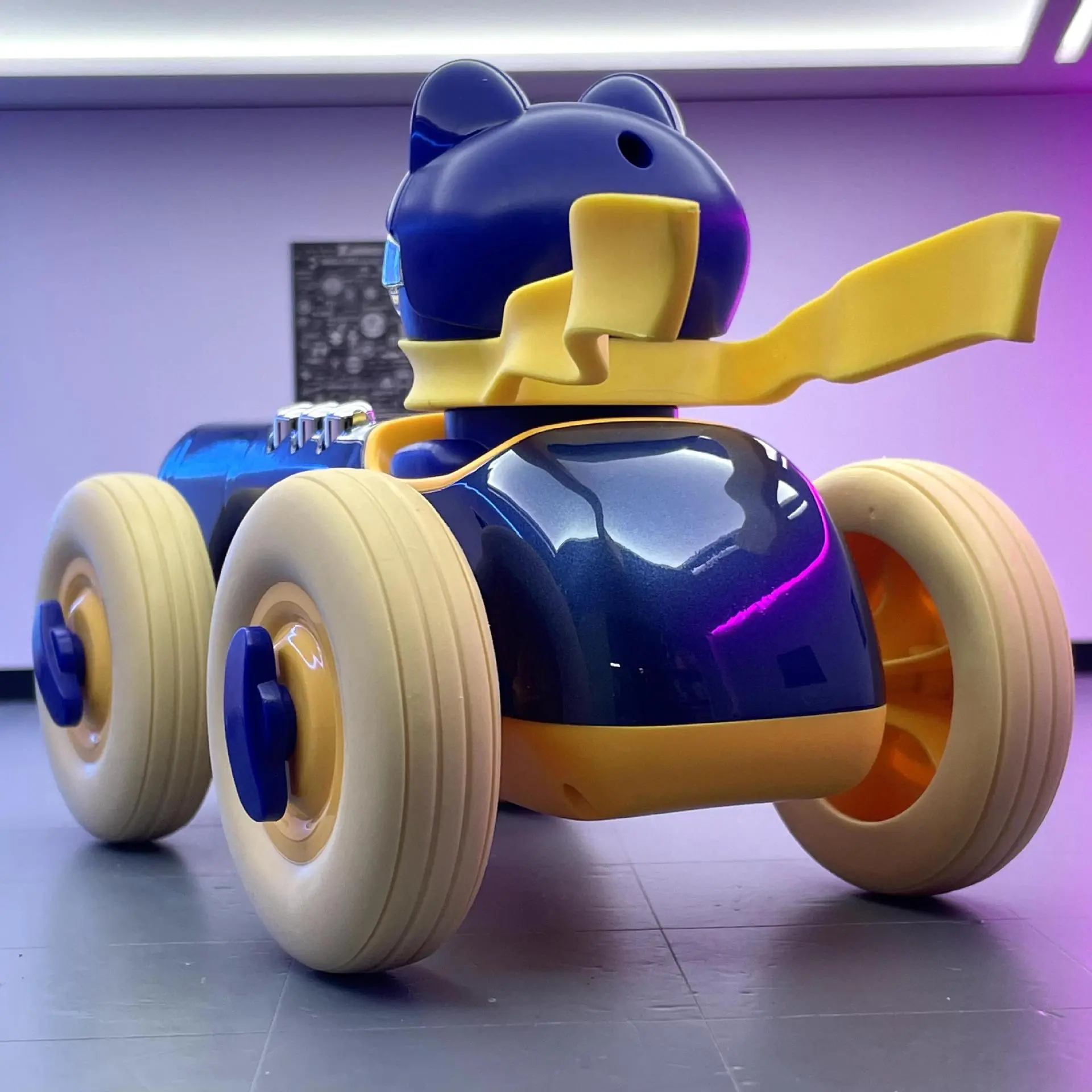 Rebound Car Children's Toy Car Inertia Pulley Electric Music Story Function Car Model Animal Fun Car Toy Puzzle Children's Gift