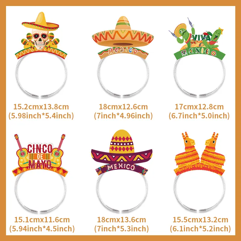 1 Set of Mexican Themed Party Paper Glasses Birthday Party Photos Funny Eye Set Photos Funny Props Party Glasses Accessories